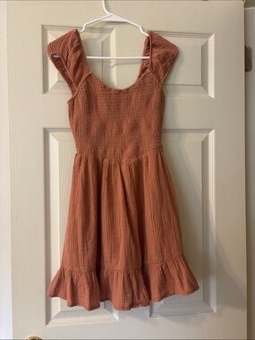 American Eagle Outfitters Rust Orange Mini Dress